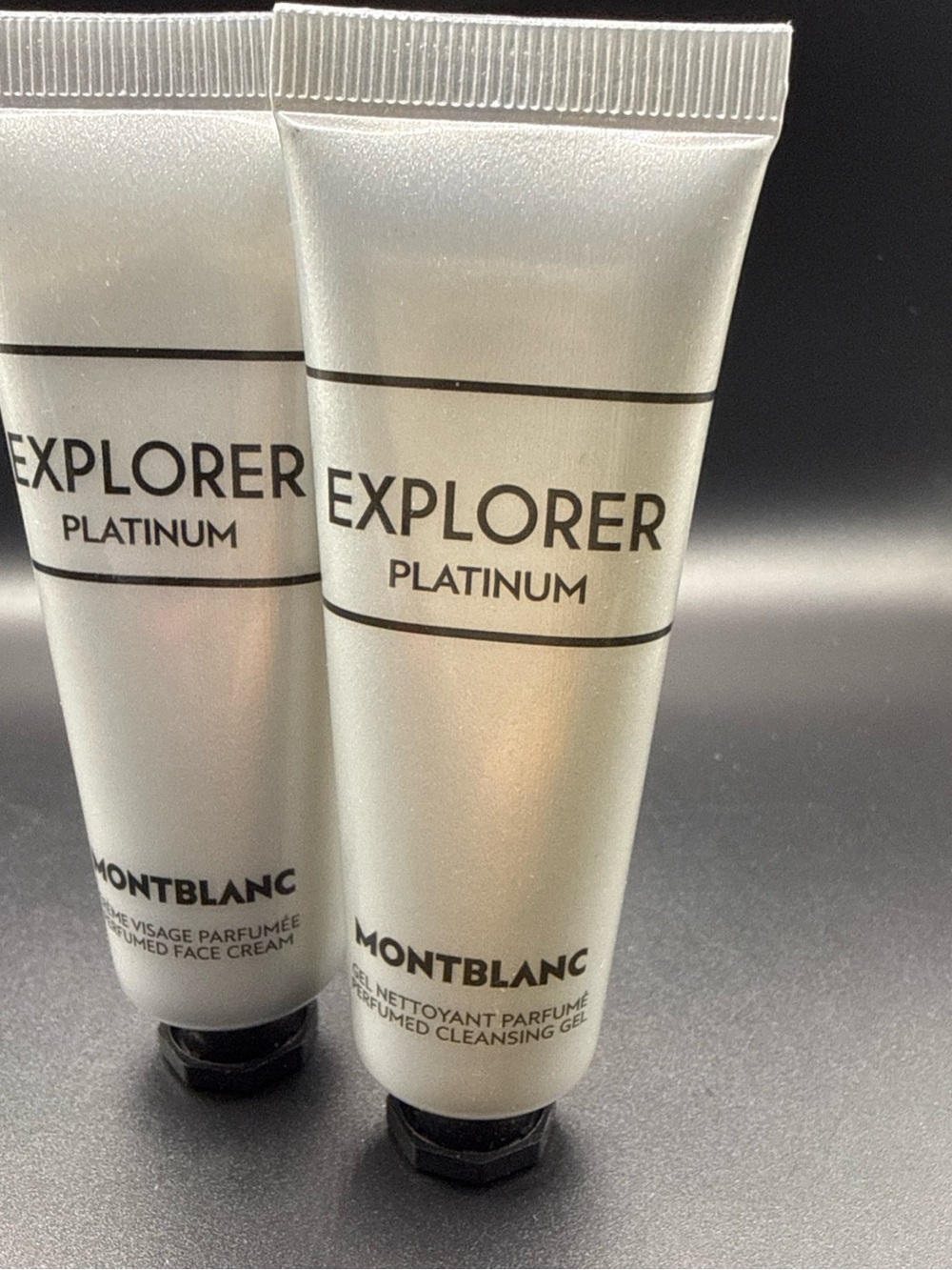 Montblanc Explorer Platinum Travel Cleansing Gel - lot of 2